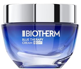 Biotherm Blue Therapy Night Cream, Moisturizing Anti-Aging Night Cream with Biotech Plankton, Targets Signs of Aging, Reduces Wrinkles & Dark Spots, Improves Firmness Overnight, 1.7 Fl. Oz.