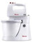 Girmi SB82 Sbattitore Elettrico Con Ciotola, 400 W, 5 velocità, Funzione Turbo, 3 Litri, Accessori INOX, Doppio funzionamento, Ciotola con rotazione automatica, Coperchio con finestra, Bianco