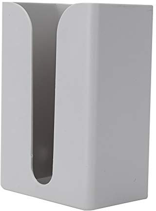 Wandhalterung Tissue Box, ABS Kunststoff Papierhandtuchspender ohne Bohren, 14x8x19cm Papiertaschentuchbox Spender Grau für Küche, Badezimmer, Wohnzimmer, Toilette