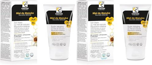 Comptoirs et Compagnies - Bio Manuka Honig Extreme Reparatur Handpflege- mit Manuka Honig IAA15+ - MGO 550-50ml (Packung mit 2)