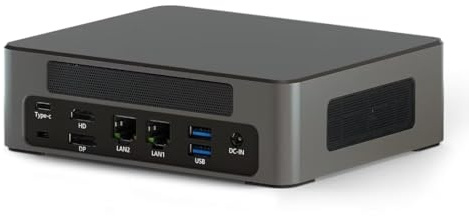 WEIDIAN Mini PC Gaming 13. Gen i7 1360P(bis zu 5,0 GHz) Mini Desktop PC Win 11 Pro 16GB DDR5 512GB NVME SSD, Mini Computer Dreifache Anzeige (HD/Type-C/8K DP) WiFi 6 & BT 5.2 USB 3.2 Dual 2,5Gbe LAN