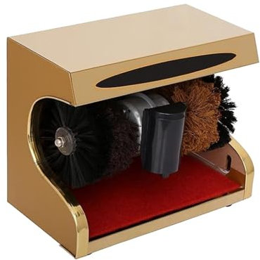 HACSYP Limpiabotas automático - Pulidora de Zapatos eléctrica Comercial, máquina pulidora de Zapatos por inducción, for Banco de Hotel Familiar