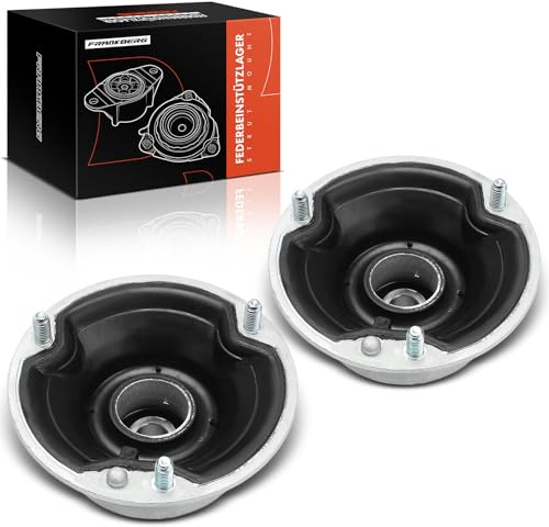 Frankberg 2x Cuscinetti di supporto ammortizzatore Anteriore sinistro Destro Compatibile con Serie 3 E46 E90 Serie 1 E81 E87 E88 E82 X3 E83 X1 E84 Serie 5 E39 Serie 5 Touring Serie 6 31336760943