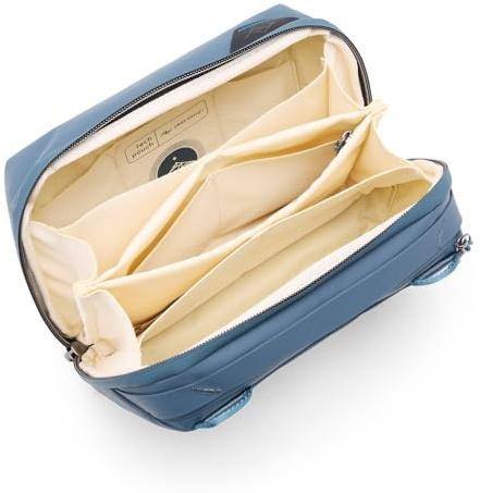 Peak Design Tech Pouch, Ocean, organizador de electrónica para viajes o transporte diario, almacenamiento estilo origami, paso de cables, nailon reciclado resistente a la intemperie, bolsa de