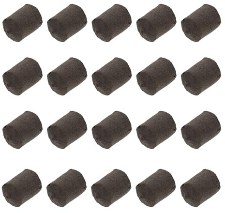 FONDOTIN Blocs de Culture Hors-Sol 20 Pièces Ø30x32mm, Substrat Nutritif pour Pépinière, Sol Nutritif Hydratant, Adapté Jardinage Extérieur et Semis de Plantes, Légumes et Fleurs