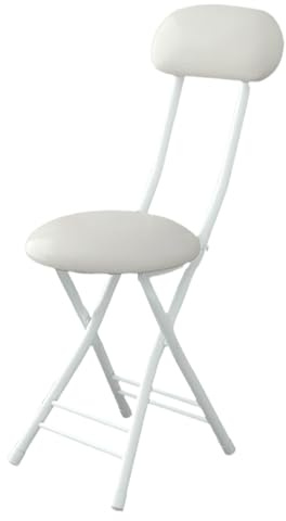 Fällbar barstol 47 cm hög bärbar vadderad hopfällbar stol med ryggstöd och armstöd idealisk för kök, fiske, camping, trädgårdsskötsel och utomhusbruk.