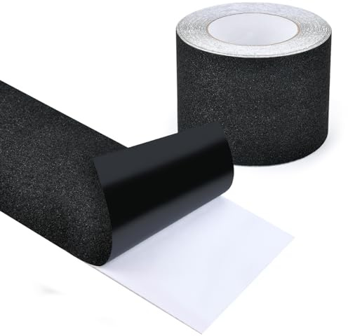 TMBMLPP Nastro Adesivo Antiscivolo, Nastro Antiscivolo da Esterno 10 m×10 cm, Nastro Antiscivolo di Sicurezza, Strisce Antiscivolo per Scale Interni/Esterni, Adesivi per Gradini Scale
