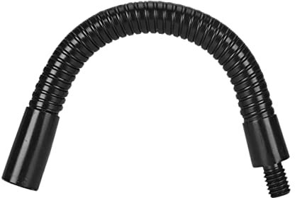 JEWEDECO Microphone Extension Hose Black Replacement for Mic and Stand Brackets
