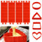 Moldes Reposteria, Dwafill 4 Pack Moldes Reposteria, Ajustable, Creativo DIY Molde Bizcocho Silicona Desmontable, Moldes Reposteria Silicona Navidad, Cumpleaños, Fiestas, Vacaciones