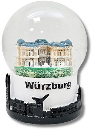 Souvenir 30081 - Palla di neve Würzburg Residenz | Skyline Socket | Guide di viaggio | larghezza: 65 mm x 85 mm / sfera agitata | pensierino