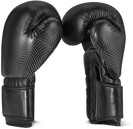 Amazon Basics Boxing Gloves for Men & Women, Sparring, Training, Muay Thai, Kickboxing, MMA, 16 oz