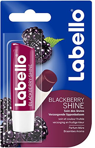 Labello Blackberry Shine Lip Balm, 4.8 g, Pack of 4