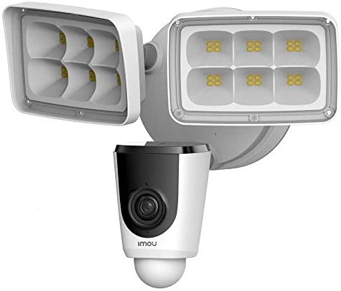 Imou Floodlight Camera, Security Camera Outdoor WiFi 1080P 2000-Lumen with Siren Alarm 2-Way Talk Motion Detection IP65 Weatherproof Night Vision H.265, Micro SD Card Slot, Cloud Storage