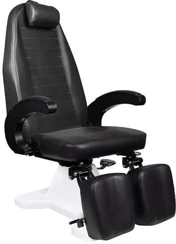 ACTIVESHOP Kosmetikstuhl Kosmetikliege Massageliege Behandlungsstuhl hydraulisch 112 schwarz