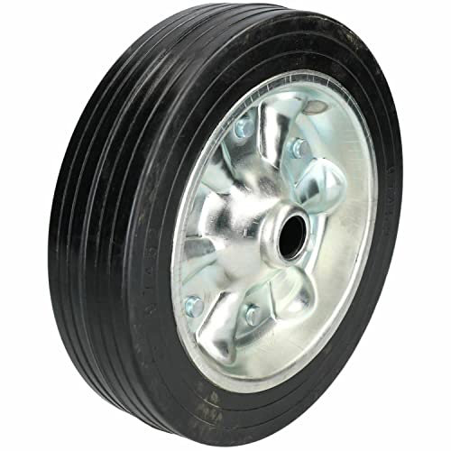 Heavy Duty Replacement Spare Jockey Wheel Solid Steel Telescopic Small Tyre Tools for Trailer Caravan Horse Box 8 200mm