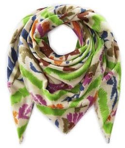 CODELLO Damen Wärmendes Tuch mit Folklore-Blumen-Muster