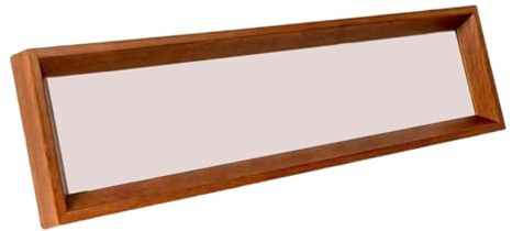 HuadaXtai Cornice in Legno per Quadri Cornice per Foto Cornice panoramica Cornice Artistica in Legno per Appartamento, Colore Noce, 14x42 Cm