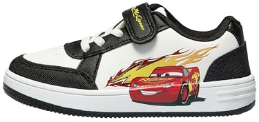 Disney Boys Trainers, Lightning McQueen Shoes, Cars Boys Shoes, Kids Trainers for Summer, White 9