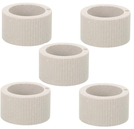 TSMORY Lot de 5 anneaux de fixation en céramique pour plantes aquatiques, accessoires d'aménagement paysager, anneaux de plantes