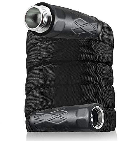 Bionic Force Garden Hose – Flexible, Lightweight Heavy-Duty Garden Hose made of High Performance MXZ-7 Fiber with Crush Resistant Aluminum Fittings - 5/8 in. Dia. x 75 ft., As Seen on TV