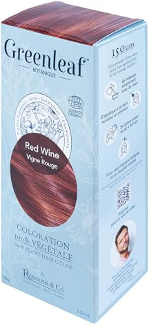 Greenleaf Colouration 100% Organic 100g - Red Wine