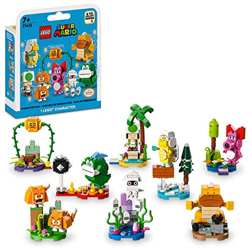 LEGO Super Mario Character Packs – Series 6 71413, Collectible Mystery Toy Figures for Kids, Combine with Starter Course Playset for Extra Play