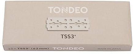 TONDEO Rasierklingen TSS3+ | 10 rostfreie Doppelklingen für TONDEO Rasiermesser | Tradition meisterlicher Handwerkskunst