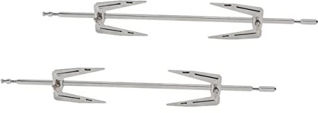 2 Juegos Barbacoa De Pavo Asador Tenedores De Trinchar Forjados Freidora De Pavo Tenedor De Brocheta Tenedor para Asar Acero Inoxidable Brochetas De Carne Aire