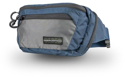 Eberlestock Bando Bag Riñonera táctica para hombre con cinturón ajustable, bolsillos con cremallera y diseño compacto y ligero, uso diario, viajes, aire libre, running o caza, color azul cobalto
