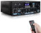 HiFi Audio Amplificatore WOOPKER AK55 Mini amplificatore Bluetooth 12 V/220 V 600 W, amplificatore HiFi stereo a 2 canali con radio w/FM, Opt/AUX/RCA/USB, telecomando