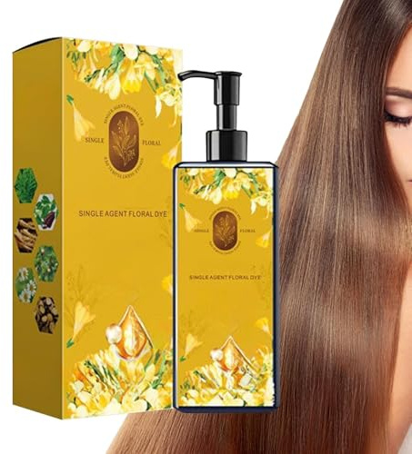 Hair Colour Shampoo Hair Dye For Women - Natural Hairs Color Shampoo Natural Dye For Women - Long Lasting Plant Strengthening Shampoos Conditioner For Family Friends Mother Wife Girlfrien