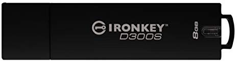 Kingston IronKey D300S Encrypted USB Flash Drive 128GB - FIPS 140-2 Level 3 Certified - IKD300S/8GB