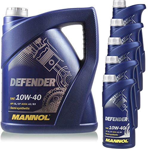 10 Liter Original MANNOL Motoröl Defender 10W-40 Engine Oil Öl 11192775