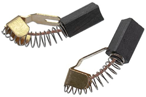 vhbw 2x Balais de charbon pour moteur 6,25 x 8 x 16mm compatible avec Metabo SB E 700/2 S R+L, SB EDU 100/2 S outil électrique