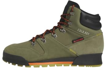adidas Herren Terrex Snowpitch Cold.RDY Hiking Shoes Wanderschuhe, Focus Olive/Core Black/Pulse Olive, 44 EU