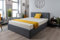Grey Ottoman Storage Bed (Gas Lift), Sleep Factorys Havana Linen Upholstered Bed Frame - 3ft Single (90 x 190 cm)