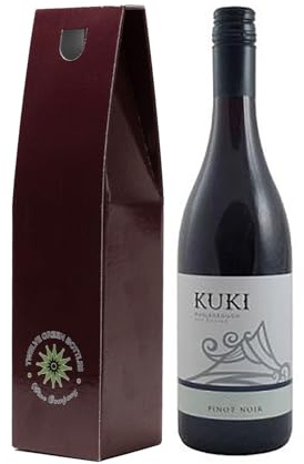 Twelve Green Bottles | Kuki Marlborough Pinot Noir 75cl | 13.5% ABV | New Zealand | Branded Gift Box