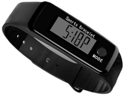 Rastreador digital de pasos de movimiento, monitor de fitness portátil de muñeca, medidor de distancia de energía, registrador de actividad ligero para caminar, detector de movimiento diario compacto