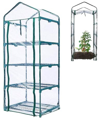 Cubierta Sustituta para Invernadero - Cubierta para Invernadero De PVC - Sombra Protectora UV-Resistente para Reemplazo como Accesorio para Jardín, Terraza, Balcón, Granja, Plantas, Patio,