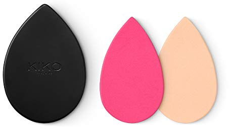 KIKO Milano Beauty Duo: Mirror & Sponge Cover | Spiegeletui Mit Zwei Schwämmchen Für Das Auftragen Von Foundations Und Flüssigen Concealern