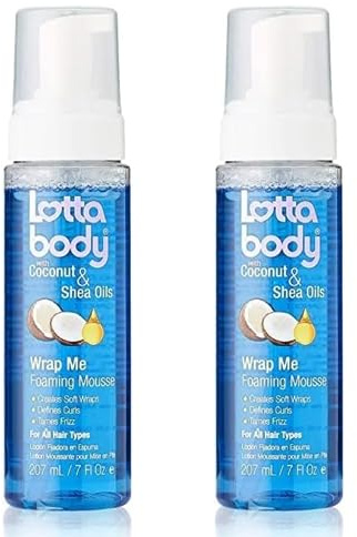 Lottabody Wrap Me 2 st skum kokosnötsolja sheaolja skum skum 207 ml