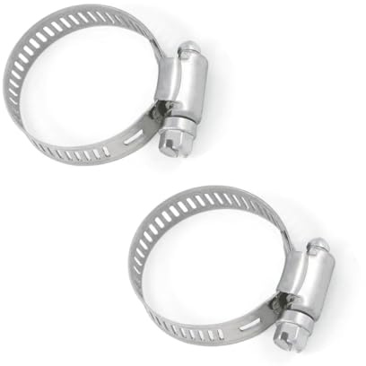 Bricoleva.it Fascette Stringitubo Multiuso in Acciaio Inox-Fascette Per Fissaggio Tubi Regolabili, Ideali Per Uso Domestico e Professionale, Set da 2 Pezzi, Disponibili In Piú Varianti (Ø 13-20 mm.)