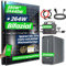 CamperGold® 880W Balkonkraftwerk mit Speicher 2,24 kWh Marstek B2500-D Speicher mit TSOL-MS800W WIFI Wechselrichter Smart Mini Anlage mit 2x440W Bifaziale Glas/Glas n-Type Balkonkraftwerk Speicher