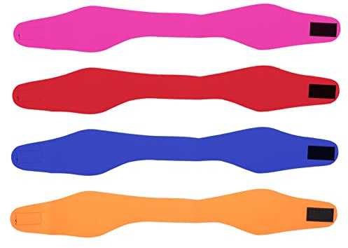Happyyami 4stücke Schwimmstirnband Mit Verstellbarem Schwimmohrband Atmungsaktivem Schwimmerstirnband Für Schwimmen Baden Surfen Wasserski Kanufahren Kajakfahren Und Andere Wassersportarten