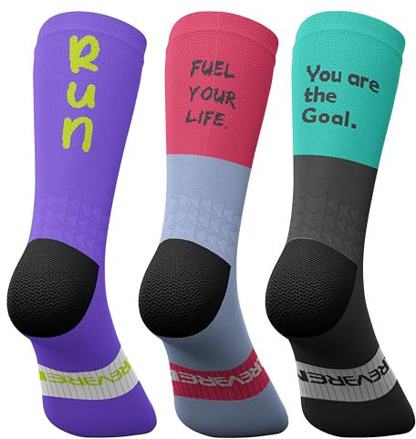 IRREVERENT Calzini Tecnici Sportivi a Compressione, studiati per Alte Prestazioni nella Pratica Sportiva di Corsa, Ciclismo, CrossFit, Palestra.