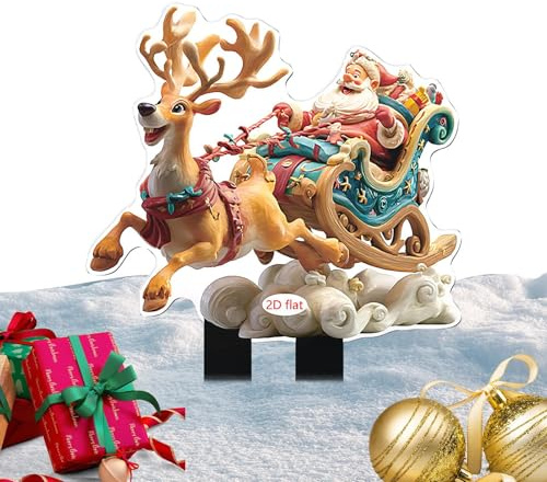 Bastoncini da giardino decorativi, decorazioni natalizie, per feste, decorazione per aiuole, terrazze, vasi di fiori, ingresso