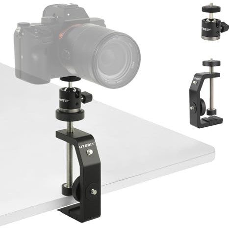 UTEBIT klämstativ med kulhuvud 90 mm