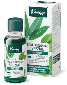 Kneipp Erkältungsbad SPEZIAL – Arzneibad - Befreit die Atemwege und erleichtert das Abhusten – Mit Eukalytpusöl und D-Campher - 20ml