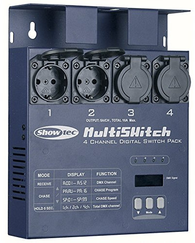 Showtec Multi Switch 4 Switchpack DMX nur Schaltfunktion