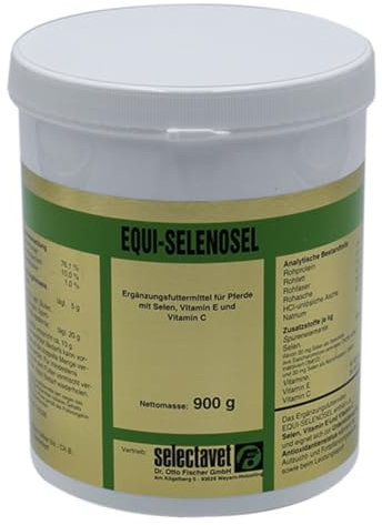 Selectavet Equi Selenosel | 900 g | Ergänzungsfuttermittel für Pferde | Zur Unterstützung des Antioxidantienstatus während Aufzucht, Fortpflanzung und Leistungssport